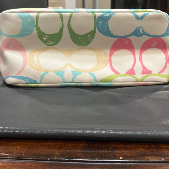 Coach Pastel Hampton Signature Scribble Shoulder Bag (Style No. 247) - Picture 5 of 5